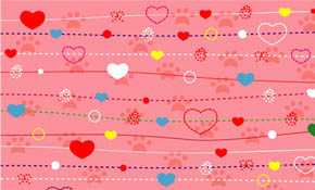 Valentines Day Pink Background